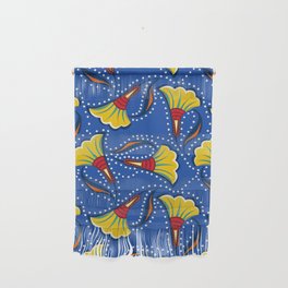 African Floral Wall Hanging