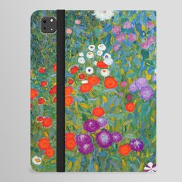 Gustav Klimt - Cottage Garden iPad Folio Case