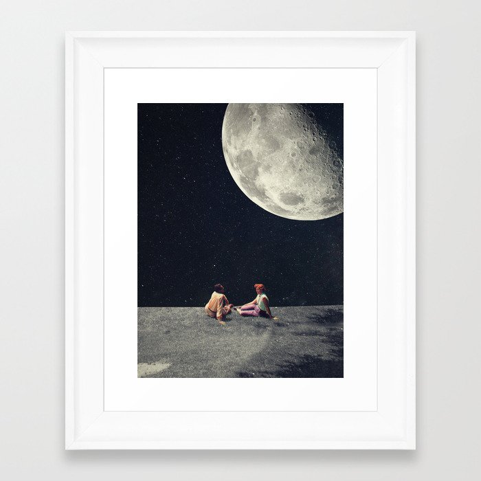 I Gave You the Moon for a Smile Framed Art Print