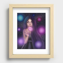Cosmic Bubbles Recessed Framed Print