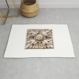 carved stone Rug