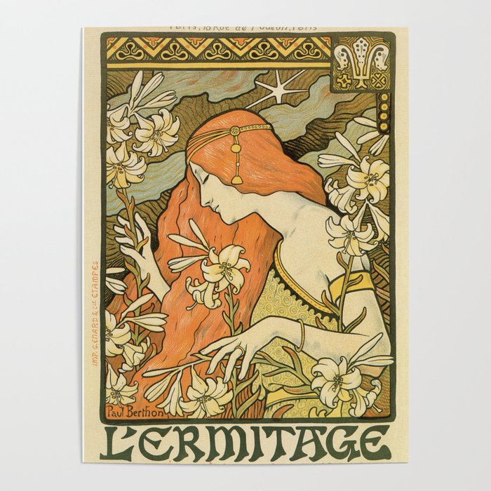 Ermitage Art Nouveau Magazine Poster