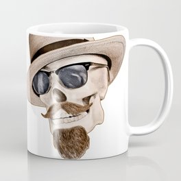 Hipster Skull Coffee Mug
