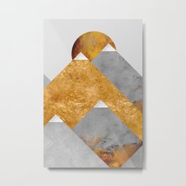 Modern Mountain No6-P2 Metal Print