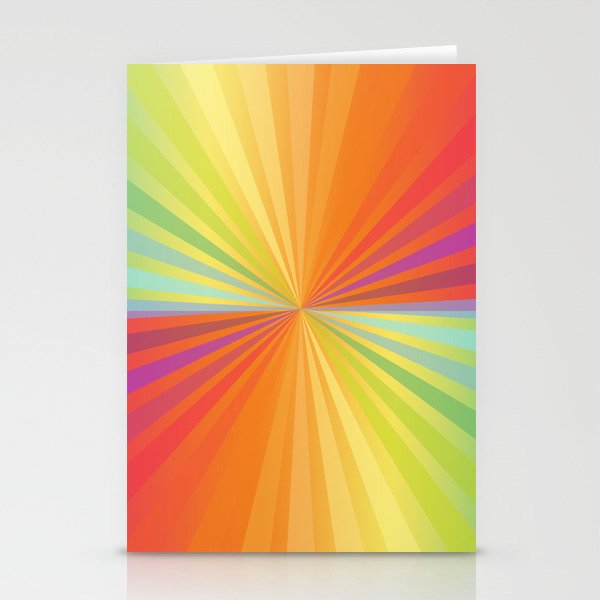 Summer Rainbow Vibes Stationery Cards