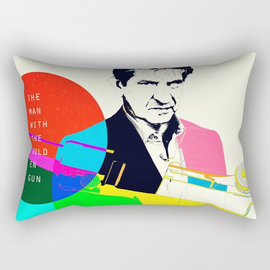 The Man With The Golden Gun Rectangular Pillow