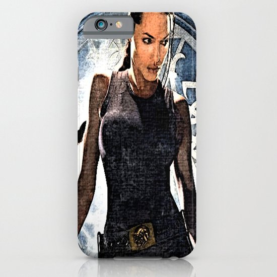 Angelina Jolie as Lara Croft iPhone & iPod Case