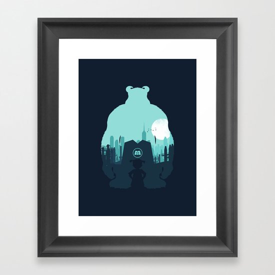 Welcome To Monsters, Inc. Framed Art Print