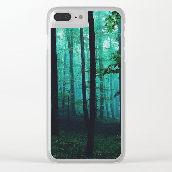 magic forest Clear iPhone Case