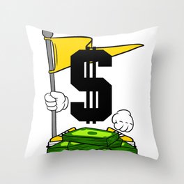 money Throw Pillow