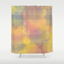pastel colors art Shower Curtain
