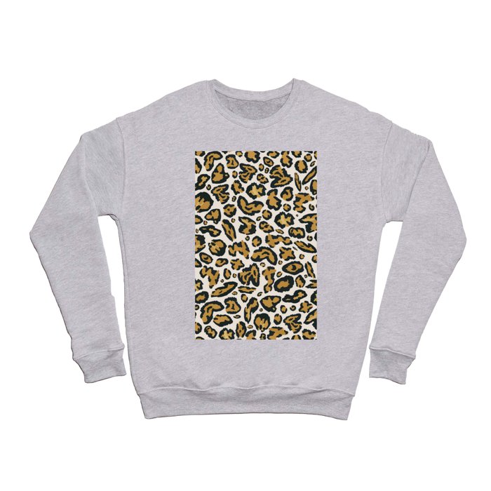 Cheetah Pattern Crewneck Sweatshirt