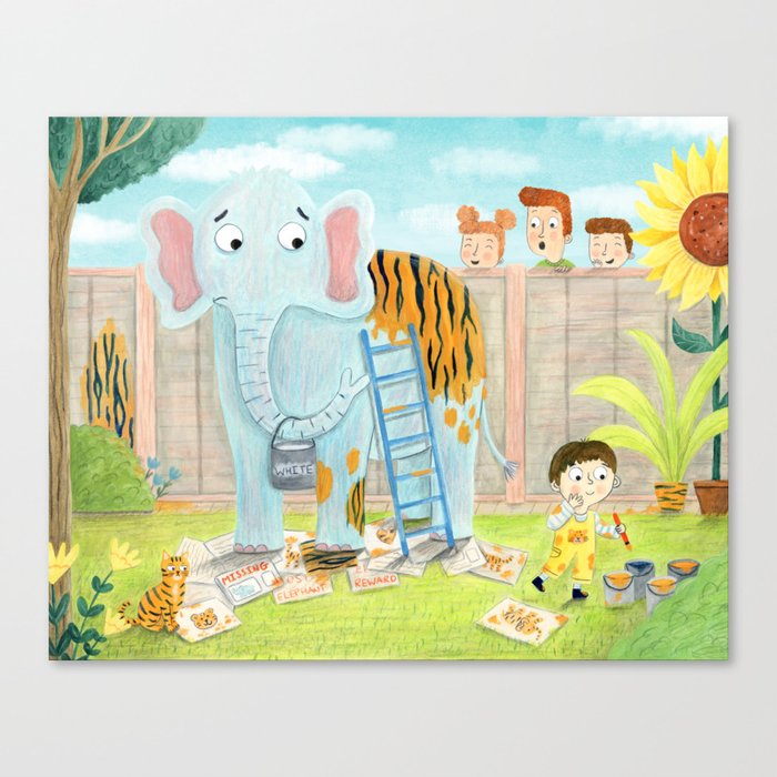 International Elephant Day Canvas Print