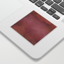 Burgundy red stone Sticker