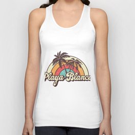 Playa Blanca beach city Unisex Tank Top