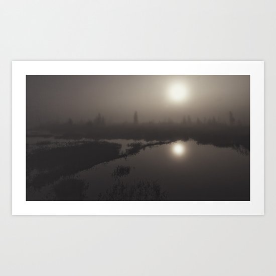 morning mystery Art Print