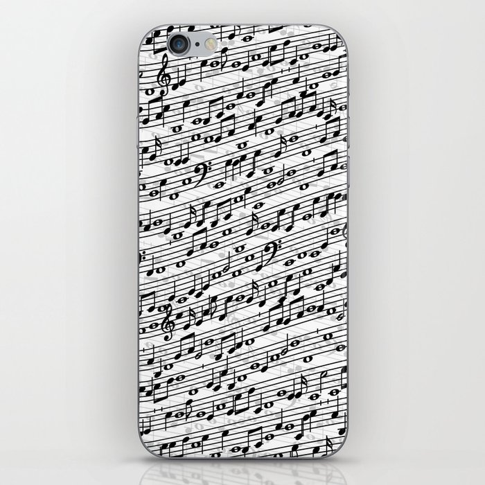 Musician Sheet Music Lovers Musical Notes Pattern iPhone Skin