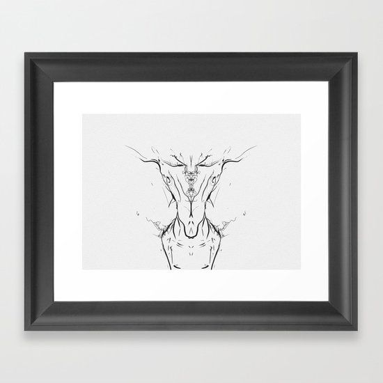 Belze Framed Art Print