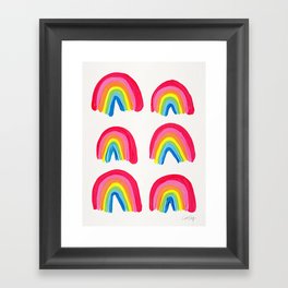 Rainbow Collection – Classic Palette Framed Art Print