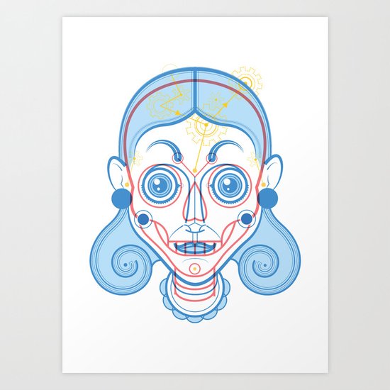 A Rare Girl Art Print