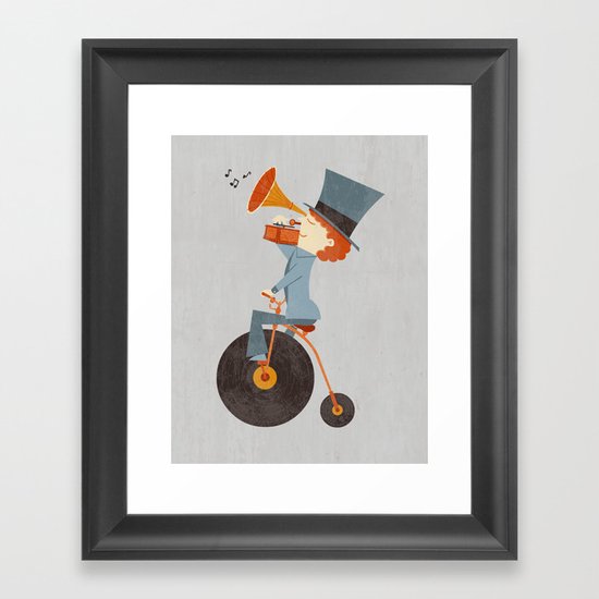 Rolling Old School Framed Art Print