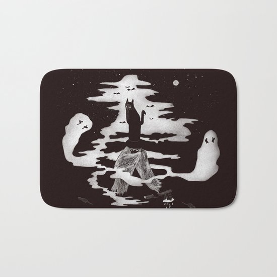 Spooky night Bath Mat