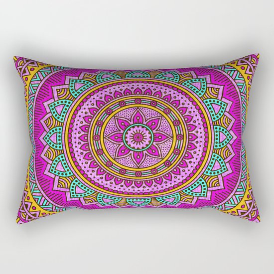 Hippie mandala 94 Rectangular Pillow