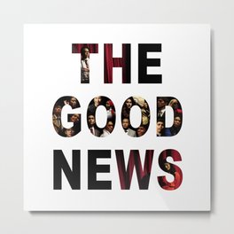The Good News Title Metal Print