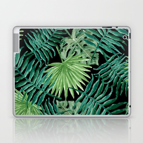 TROPICAL PLANT LEAF PATTERN. Laptop & iPad Skin