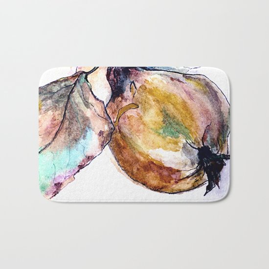 Study of a Pear Bath Mat