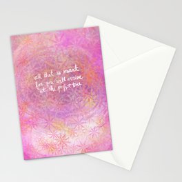 Meant for you Stationery Cards