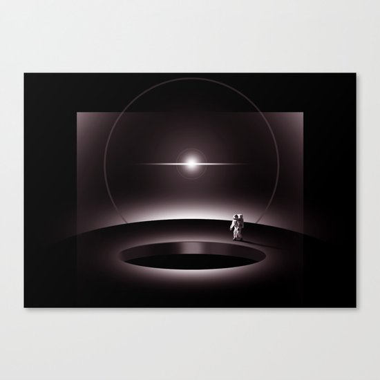 Black Hole Canvas Print