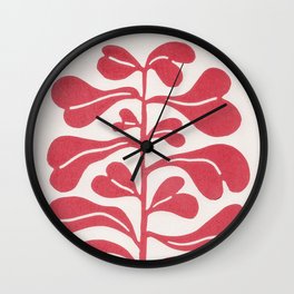 Heartleaf Plant Wall Clock