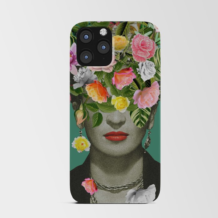 Frida Floral iPhone Card Case