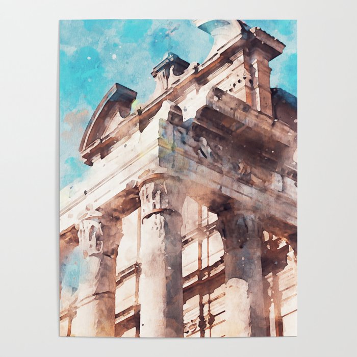 Streets of Rome, Through art and history Poster