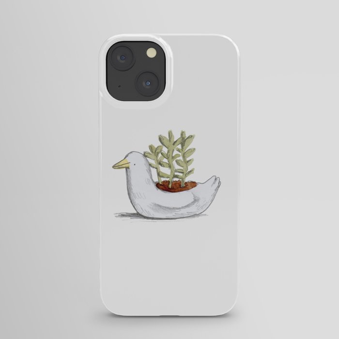 Succulent in Duck Planter iPhone Case