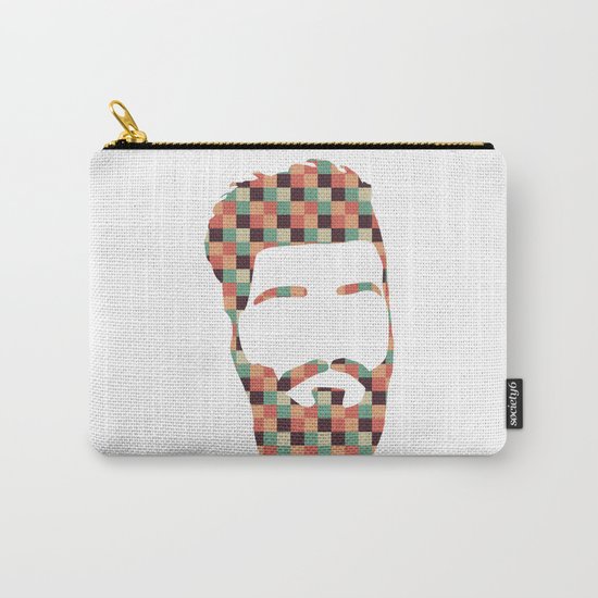 Hipster beard Carry-All Pouch