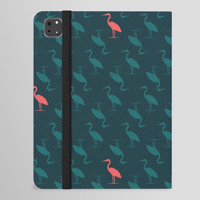 The Pink Heron iPad Folio Case