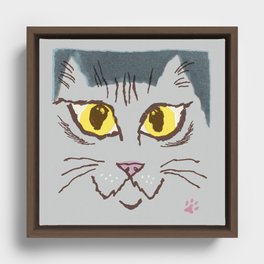 Cleo the Cat Framed Canvas