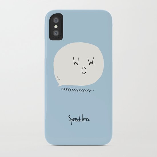 Speechless. iPhone Case