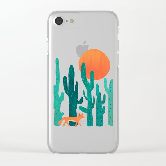 Desert fox Clear iPhone Case