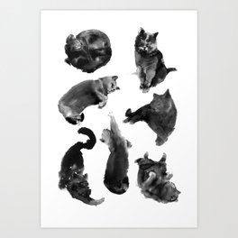 Cats Art Print