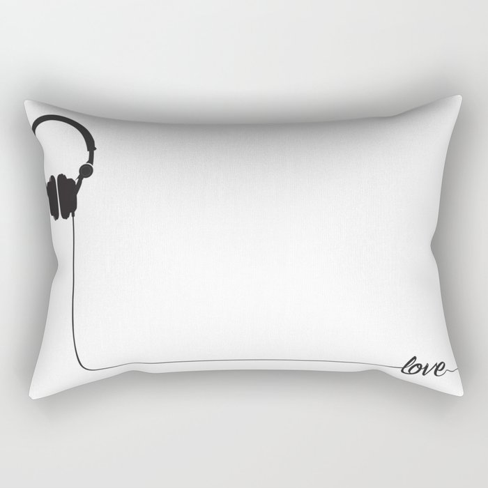 For the love of music 2.0 Rectangular Pillow