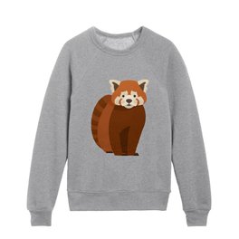 Whimsy Red Panda Kids Crewneck