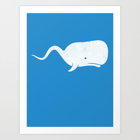Sperm whale Art Print