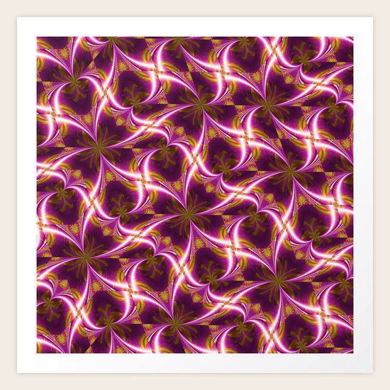 Deep Pink Art Print