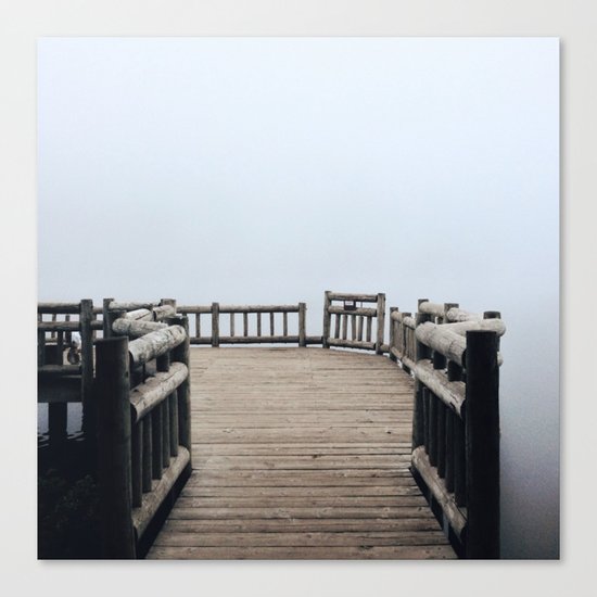 Fog Walk Canvas Print