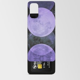 Very Peri Moon Phases Android Card Case