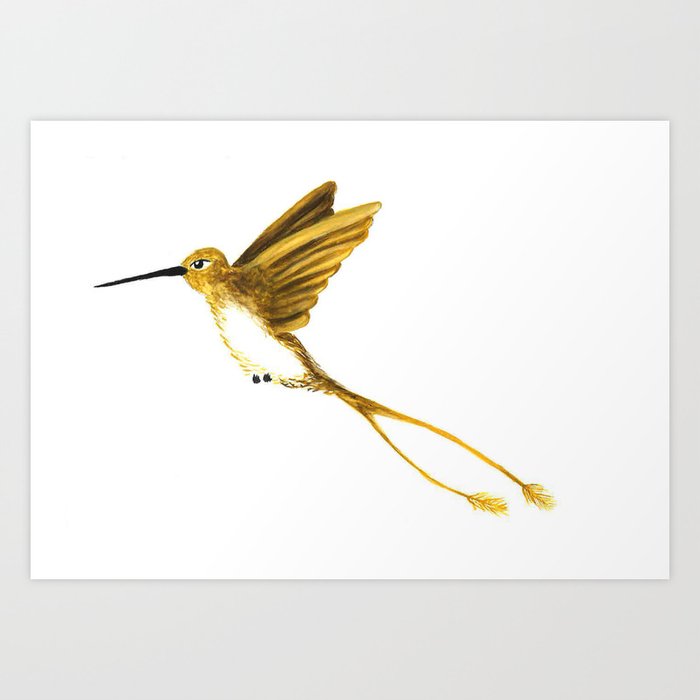 My Golden Bird Art Print