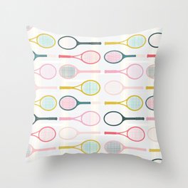 Tennis Team Throw Pillow